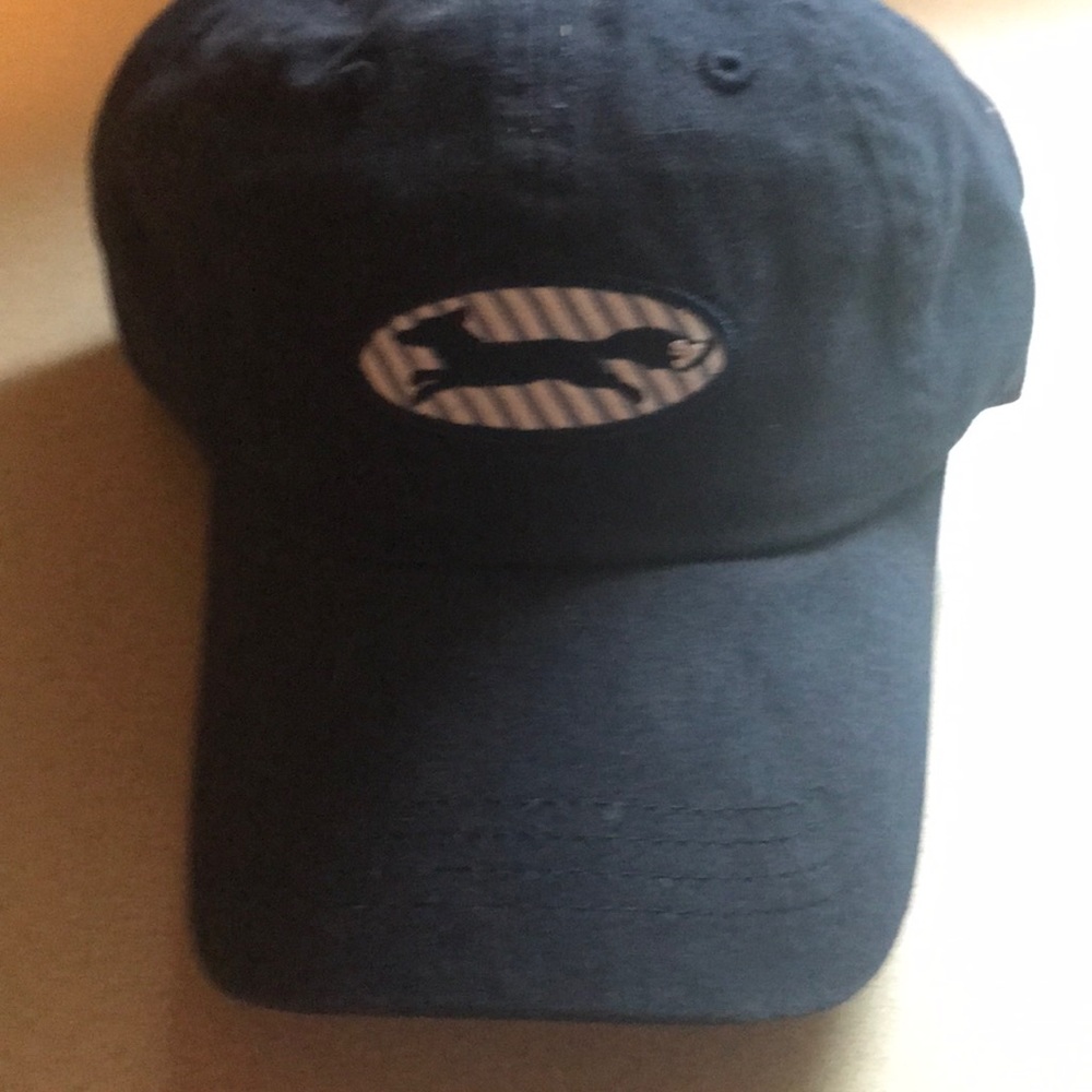 Country Club Prep blue soft fox logo baseball hat